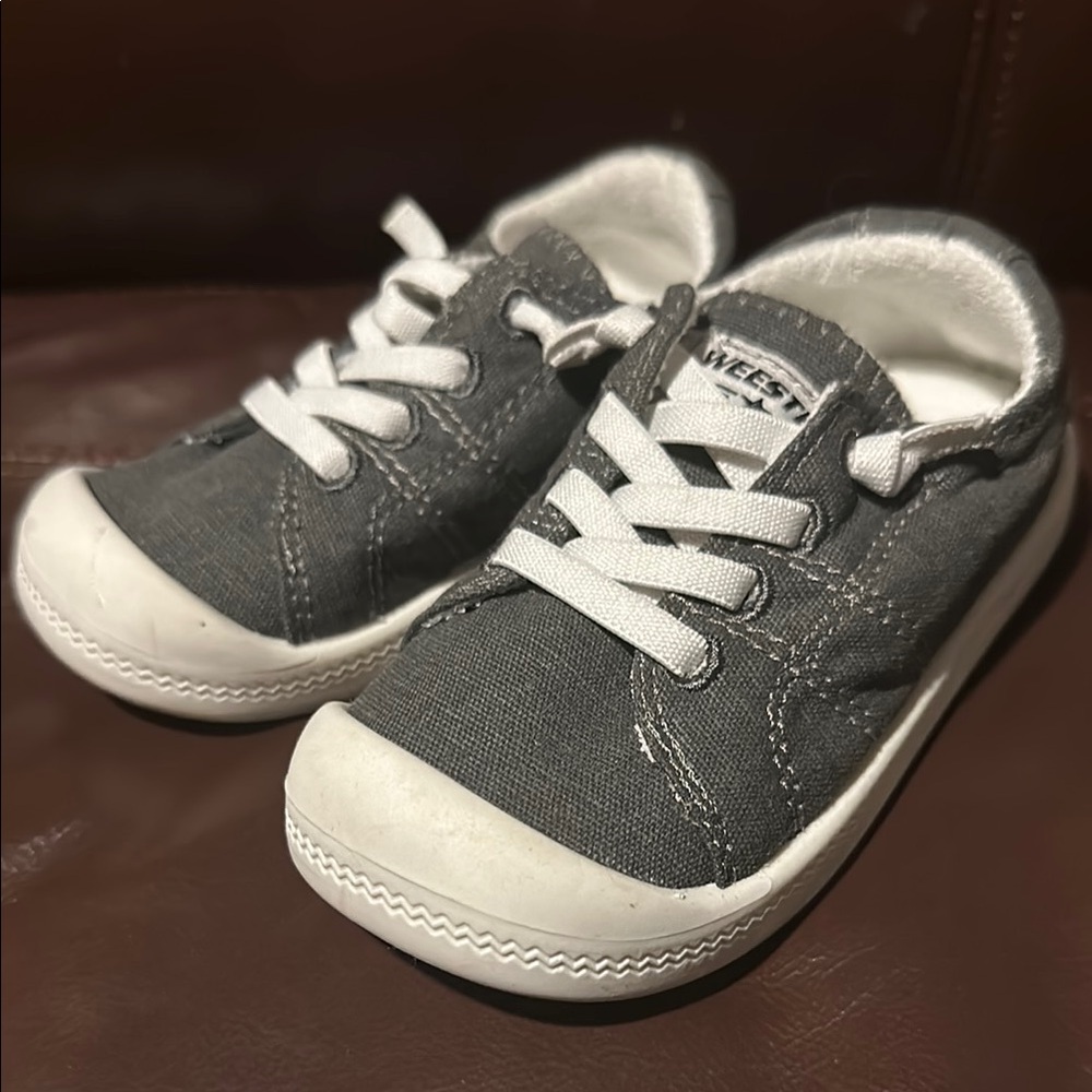 Keds Gray Canvas Sneakers
